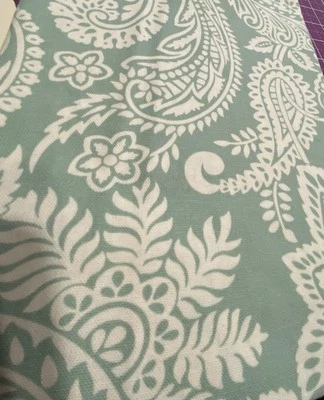 Waverly blue and white fleur De Lis fabric 54 x 34” - Image 1 of 2