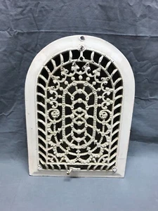 Antique Cast Iron Arched Grill Wall Register Vent Heat VTG 8x12 Old 1518-23B - Picture 1 of 5