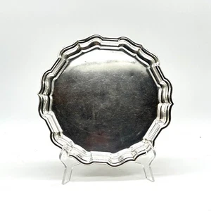 Vintage CHIPPENDALE by FRANK SMITH .925 STERLING SILVER 8” Round Tray 7.5530oz - Picture 1 of 6