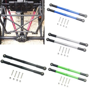 Aluminum Alloy Rear Upper Lever Link Tie Rods for LOSI 1/10 4WD BAJA REY RC Car - Picture 1 of 12