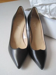 Mode von Heine Damen Pumps Schuhe Absatzschuhe schwarz Gr. 35 NEU echt Leder neu - Bild 1 von 4