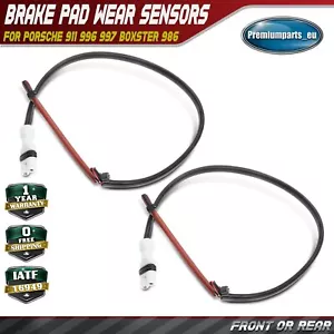 2x Brake Pad Wear Sensors Front or Rear for Porsche 911 996 997 Boxster 986 New - Picture 1 of 10