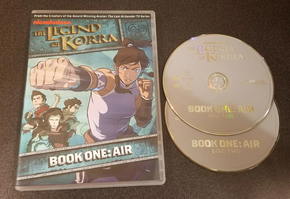 The Legend of Korra: Book One - Air (DVD, 2013, 2-Disc Set) Nickelodeon - Image 1 of 1