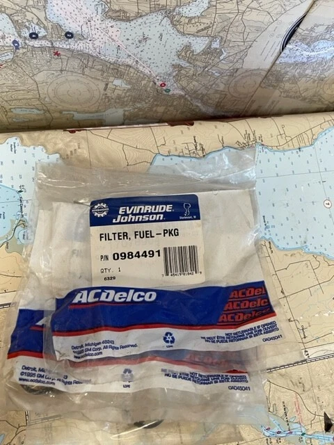 AC Delco #17078904 fuel filter kit replaces omc 984491 - Image 1 of 1