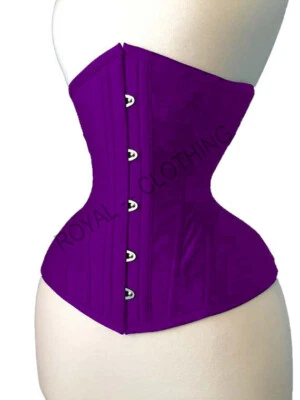 Corsé de algodón moldeador de cintura debajo del busto deshuesado de acero de alta resistencia M99-C Foto 1 de 3
