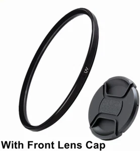 NEW 37mm 40.5mm 46mm 49mm 52mm 55mm 58mm Lens protection HD UV Filter W/Lens cap - Picture 1 of 11