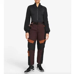 Nike Jordan Brown Cosy Nylon Utility Pants DJ2731-203 WOMEN'S SIZE SMALL - Picture 1 of 6