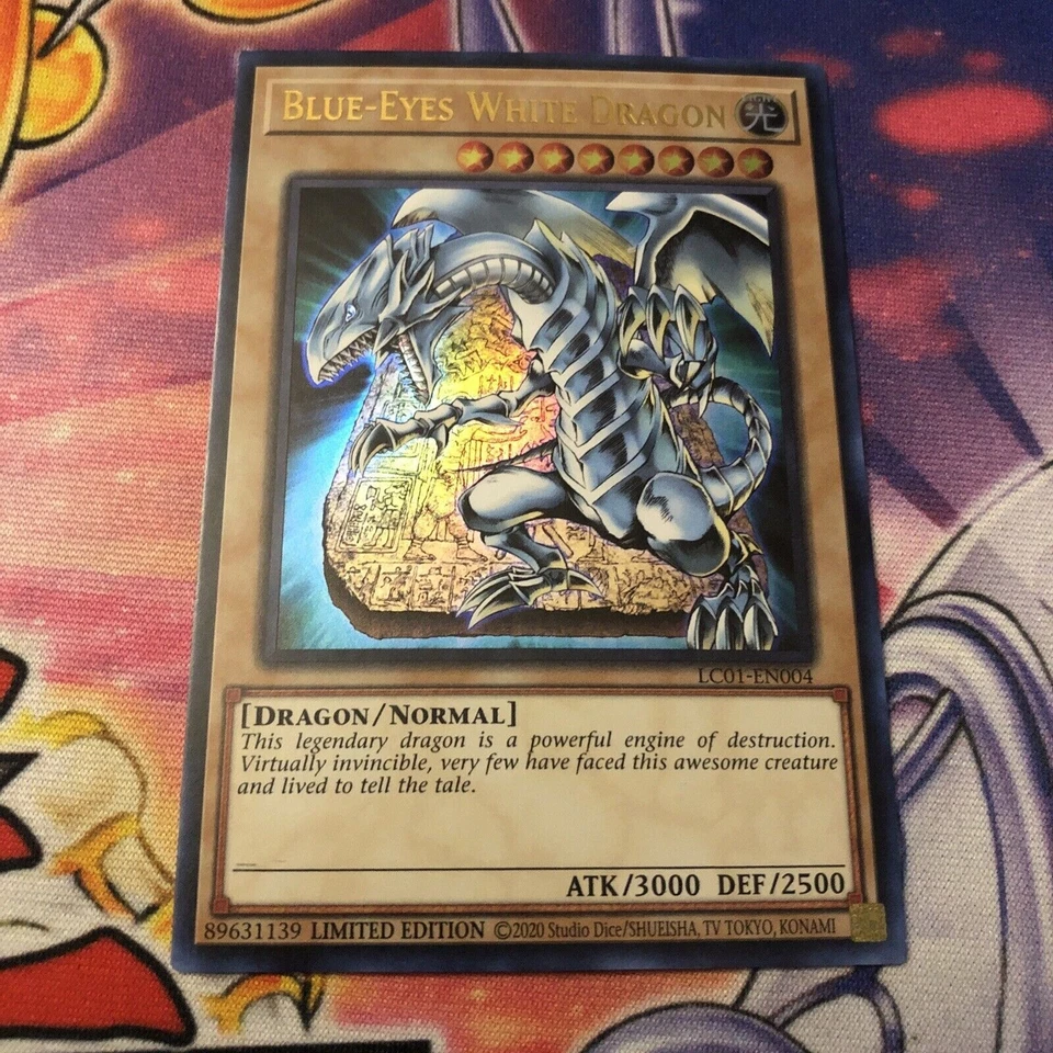 ( BLUE-EYES WHITE DRAGON ) - Ultra Rare - LC01-EN004 Limited NM - Yu-Gi-Oh 25th - Image 1 of 1