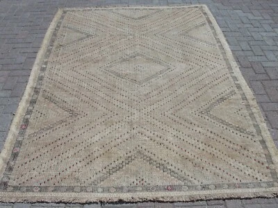 bohemian rug, kelim teppich, kilim, tapis, teppe kelim, rug for patio outdoor, - Image 1 of 4