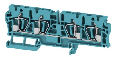 Weidmuller ZDU 4/4 AN BL Blue Terminal Block (7904300000) - Image 1 of 4