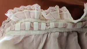 MÜTZE Anfang Baumwolle Falten Spitze #Mütze - Bild 1 von 3