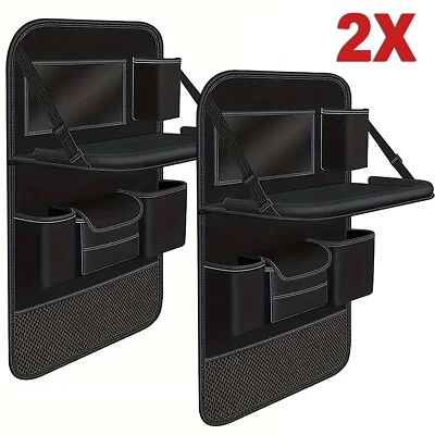 2x Rückenlehnentasche Rücksitztasche Rückenlehnenschutz Auto Organizer Rücksitz - Bild 1 von 4