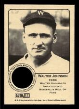 #NS0441 WALTER JOHNSON 1936 Coin Collector Oddball Card FREE SHIPPING