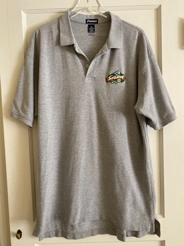 WNBA Seattle Storm Men’s Gray Polo Shirt Size XL Cover