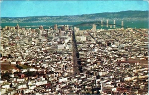 San Francisco Panorama -1649 Postcard Unposted - Picture 1 of 2