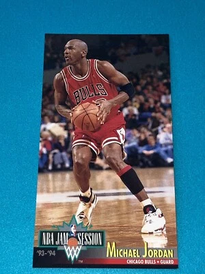 1993-94 Fleer NBA Jam Session Michael Jordan #33 Chicago Bulls HOF - Image 1 of 2