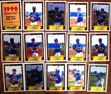 MILB TEAM SET: 1990 Knoxville Blue Jays B 25 Cards John Stearns MGR, Pat Hentgen