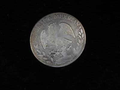 1861/51 GO PF Mexico 4 Reales Guanajuato Mexican Silver Overdate KM375.4 ~RARE! - Image 1 of 4