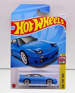 2024 Hot Wheels 1/64 HW the 90s Blue '96 Nissan 180SX Type X Diecast Car - Picture 1 of 5