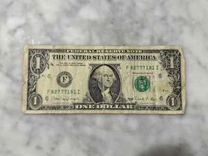 Rare Circulated $1 Federal Note Series 1988A District 6, Atlanta - Picture 1 of 2