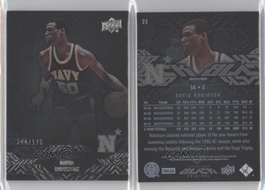 2013-14 Upper Deck Black /175 David Robinson #23 HOF