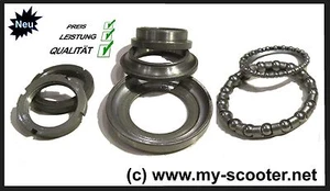 7-tlg. Lenklagersatz Lenklager Lenkkopflager oben + unten Vespa 150 VBA VBB T4 - Bild 1 von 1