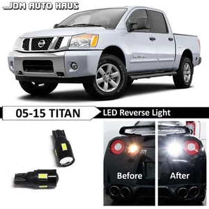 Bombilla blanca de respaldo inverso 921 de alta potencia se adapta a Nissan Titan 2004-2015 - Imagen 1 de 12