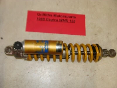 Amortiguador trasero Cagiva WMX 125 1988 fabricante original Ahrma WRK Ohlins necesita reconstrucción Foto 1 de 4