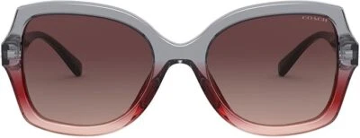 COACH HC8295 5620E2 Square Grey Burgundy Grad 56 mm Women's Sunglasses - Image 1 of 4
