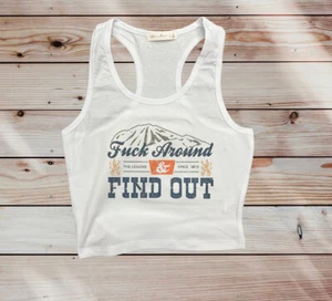 FAFO Cropped Tank Top - Picture 1 of 1