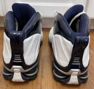 Lotto Nike Shox Vintage Look Vedi Campione Taglia 9 Uomo Bb4 Elite Vc Vince Carter OG Blu - Foto 1 di 6