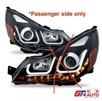 Faro proyector LED negro para Subaru Outback / Legacy 2010-14 (estilo BMW i8) Foto 1 de 4