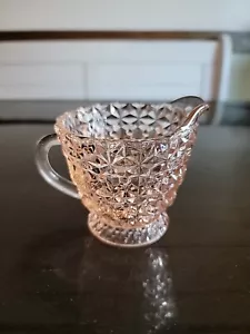 Vintage Jeanette Pink Depression Glass Creamer - Picture 1 of 10