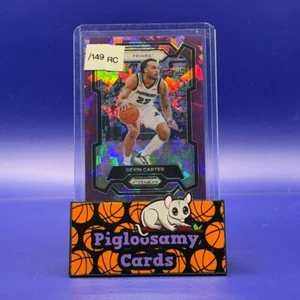 Devin Carter 2024 Prizm Draft Picks Rookie Purple Cracked Ice /149 - Bild 1 von 2