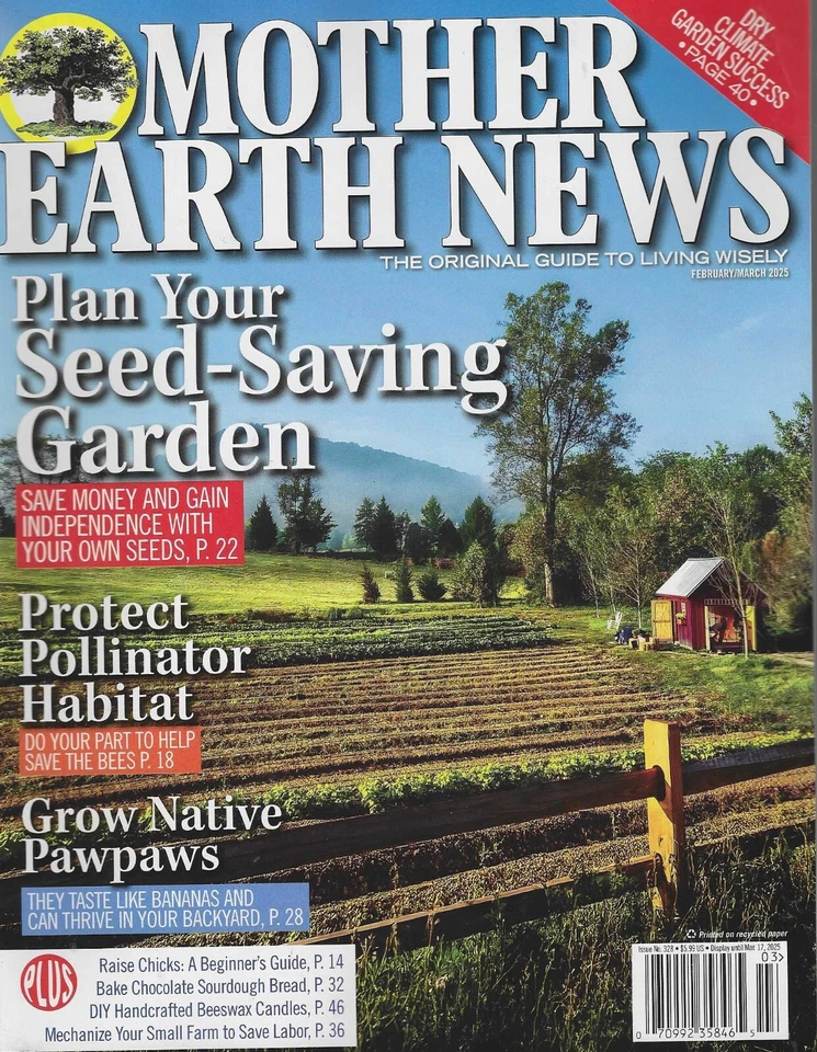 Mother Earth News Magazine  March 2025  Plan your seed-saving Garden - Image 1 of 1