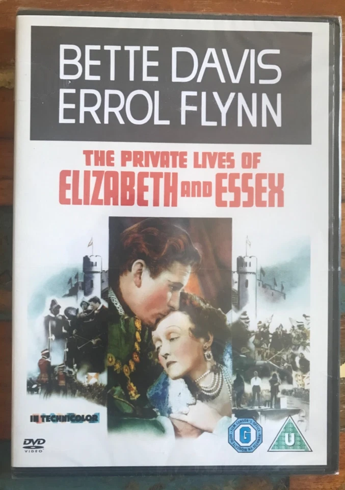 The Private Lives of Elizabeth and Essex Bette Davis Drama 1 DVD 2005 VGC