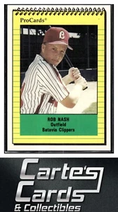 Rob Nash 1991 ProCards #3498 Batavia Clippers - Imagen 1 de 2