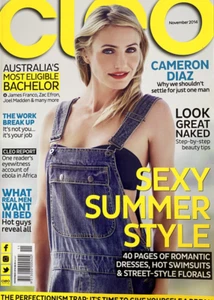 Revista Cleo Noviembre 2014 Cameron Diaz Joel Madden Kim Kardashian Lily Collins - Imagen 1 de 19