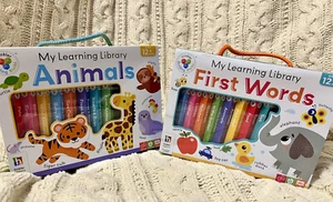 Books For Toddlers & Babies - Learning Library First Words & Animals - Gift - Picture 1 of 19