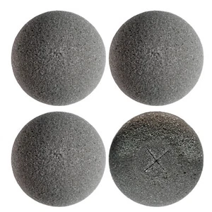 4 Trocken Steckschaum Kugel 9cm Trockenblumen Kunstblumen Steckmasse Grau - Afbeelding 1 van 4