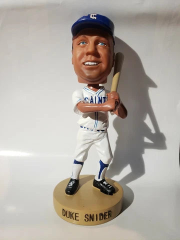 St Paul Saints Brooklyn Dodgers 2011 Duke Snider SGA bobblehead bobble NIB 08/25 Cover