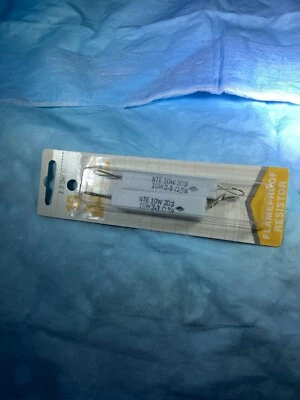 2 упаковки NTE 10W303 3,3 Ом 10 Вт проволочные керамические силовые резисторы 10 Вт - Изображение 1 из 2