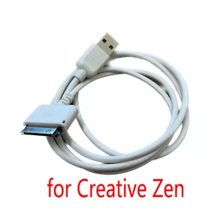 USB Data Charger Cable for Creative Zen mp3 4g 8g 16g 32g Stone Plus Muvo Micro - Picture 1 of 4
