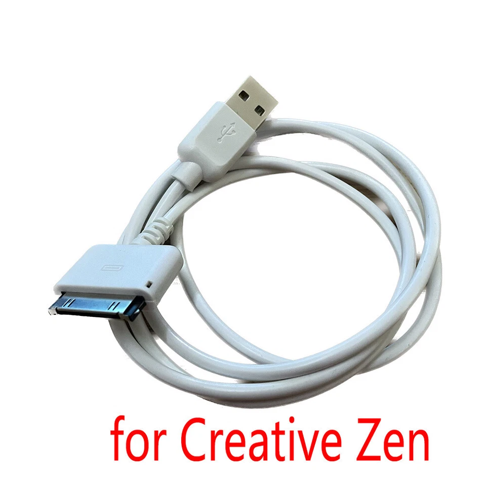 USB Data Charger Cable for  Creative Zen mp3 4g 8g 16g 32g Stone Plus Muvo Micro - Image 1 of 4