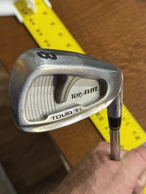 Top Flite Tour Ti 8 Iron Golf Club Advance Stiff Flex Steel Shaft - Image 1 of 4