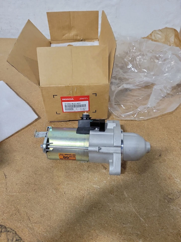 Starter 31200-R40-A01 For 2008-12 Honda 2.4L / Accord CR-V Element Acura TSX