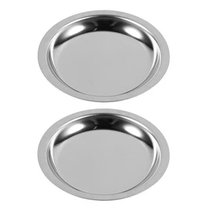 Bandeja de metal de drenaje de platos para bolsa de té de acero inoxidable de 2 piezas reposacuchara de café - Imagen 1 de 12