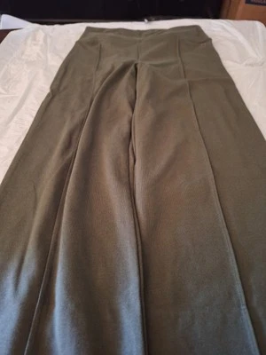 Pantalones Victoria Secret Rosa Algodón Pierna Recta Tiro Alto S Foto 1 de 4