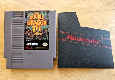 NES - Double Dragon III 3 The Sacred Stones - Nintendo Video Game + NES Sleeve - Image 1 of 2