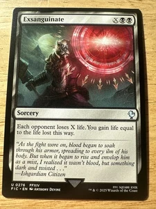 Exsanguinate - FIC 0276 NM - MTG Magic - Picture 1 of 2